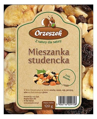ORZESZEK G Mieszanka studencka 1kg /1/