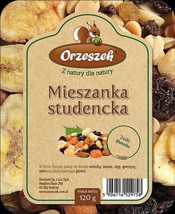 ORZESZEK G Mieszanka studencka 1kg /1/