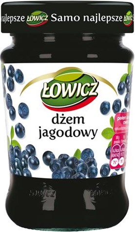 ŁOWICZ Dżem jagodowy n/s 280g /8