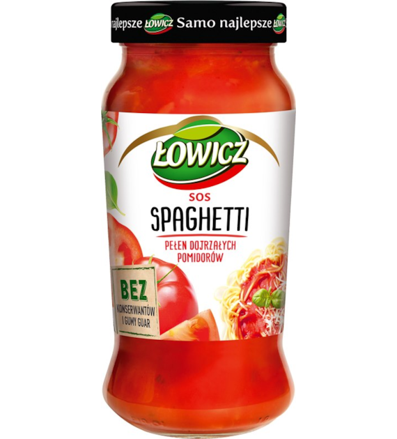 ŁOWICZ Sos spaghetti 500g/6