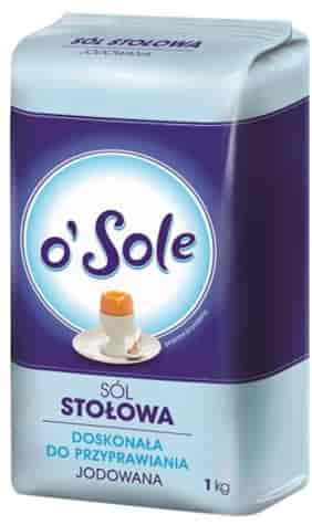 CENOS Sól O'sole stołowa jodowana 1kg /10