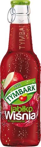 TYMBARK  Napój jabłko-wiśnia szkło 250ml /24/*24