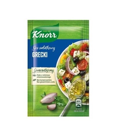 KNORR sos sałatkowy grecki 9g /40/