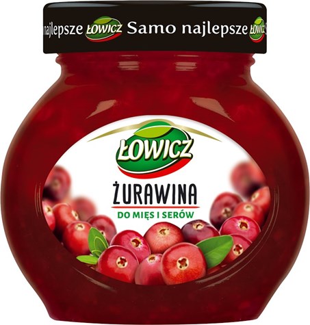 ŁOWICZ Żurawina do mięs 230g/8/*8