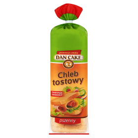 DAN CAKE Chleb Tostowy pszenny 500g /8/*2