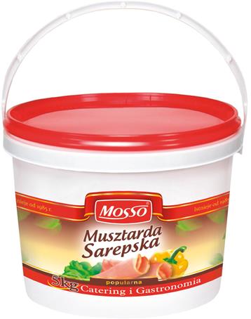 MOSSO G Musztarda 5kg wiadro sarepska