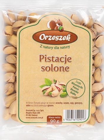 ORZESZEK Orzechy pistacjowe 90g /10/*10