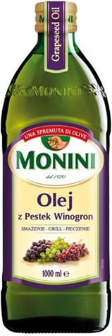 MONINI Olej z pestek winogron 1000ml /6/*3
