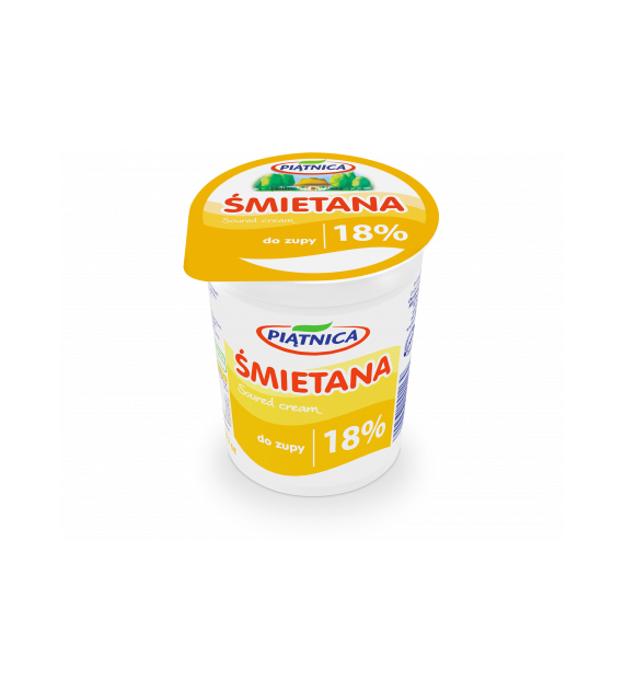 PIĄTNICA Śmietana 18% 400g /12