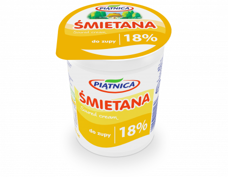 PIĄTNICA Śmietana 18% 400g /12/