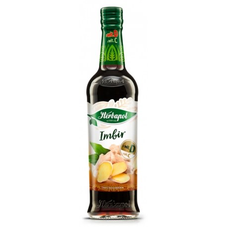 HERBAPOL Syrop Ow.Spiż. 435ml Imbir /8/