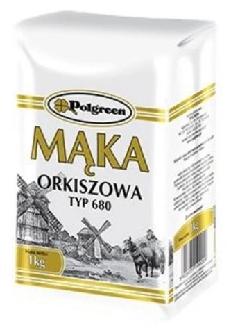POLGREEN Mąka orkiszowa 1kg typ 680 /10/