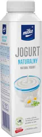 MILKO Jogurt naturalny 330ml /6