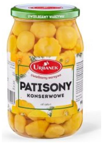 URBANEK Patisony konserwowe 910g/430g/6