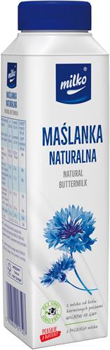 MILKO Maślanka 330ml naturalna /6/