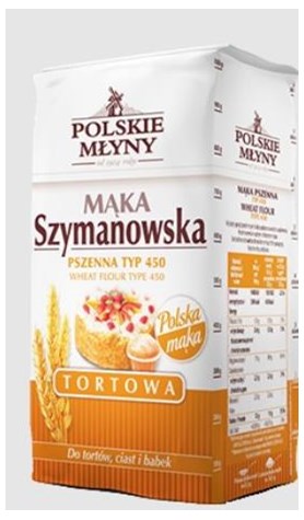 SZYMANÓW Mąka tortowa szymanowska 1kg typ 450 /10/