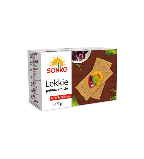 SONKO Pieczywo lekkie pełnoziarniste 170g /10/