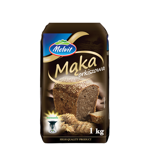MELVIT Mąka orkiszowa ciemna typ 1400 1kg/10