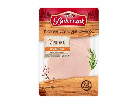 W- BALCERZAK Plastry 100g pierś z indyka /10/