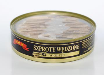 MK Szprot w oleju wędzony 160g/12/