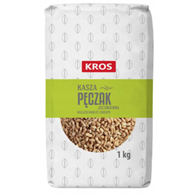 KROS Kasza jęczmienna pęczak folia 1kg /10