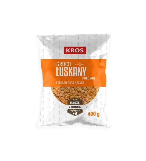 KROS Groch łuskany połówki 400g /12