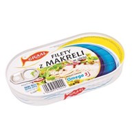GRAAL Filet z makreli w oleju 170g /15
