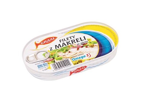 GRAAL Filet z makreli w oleju 170g /15
