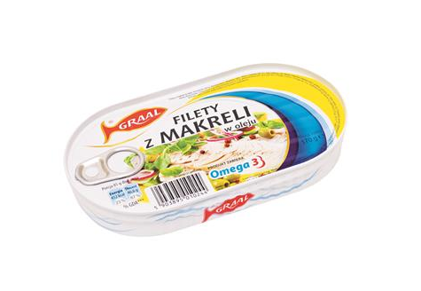 GRAAL Filet z makreli w oleju 170g /15