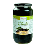 GREEK Oliwki czarne krojone 900g/450g/6