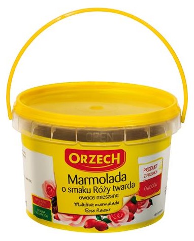 ORZECH Marmolada o smaku róży 600g /6/