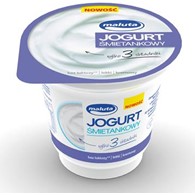 MALUTA Jogurt śmietankowy 220g bez laktozy /12