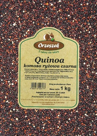 ORZESZEK G Quinoa komosa ryżowa czarna 1kg /1/