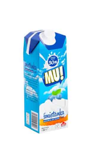 WM SIERADZ Śmietana UHT  MU  30% 1l /12
