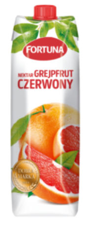 FORTUNA Nektar 1L grejfrut czerwony /12/