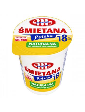 MLEKOVITA Śmietana 18% 400g /12/