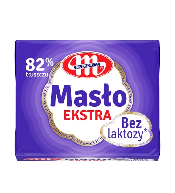 MLEKOVITA Masło extra polskie bez laktozy 200g /8