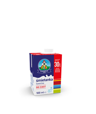 ŁOWICZ  Śmietanka UHT 30% 0,5l /12