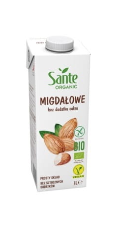 SANTE Napój Organic migdałowy b/c 1l /6