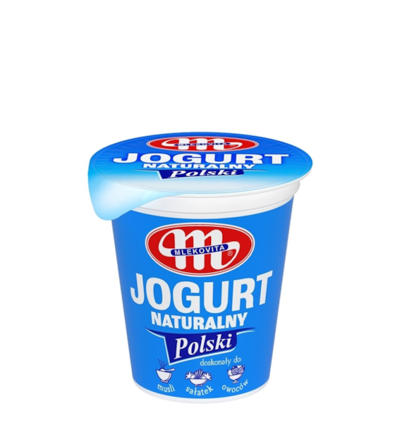 MLEKOVITA Jogurt polski 150g naturalny /20