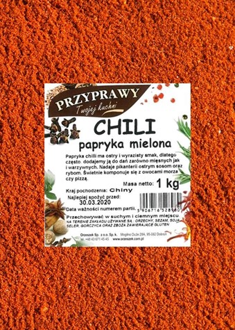 ORZESZEK G Papryka chili mielona 1kg /1/