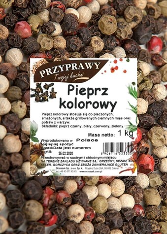 ORZESZEK G Pieprz kolorowy 1kg /1/