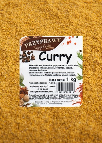 ORZESZEK G Curry 1kg /1/