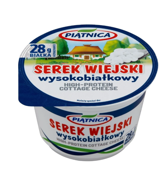 PIĄTNICA Serek wiejski wysokobiałkowy 200g /12