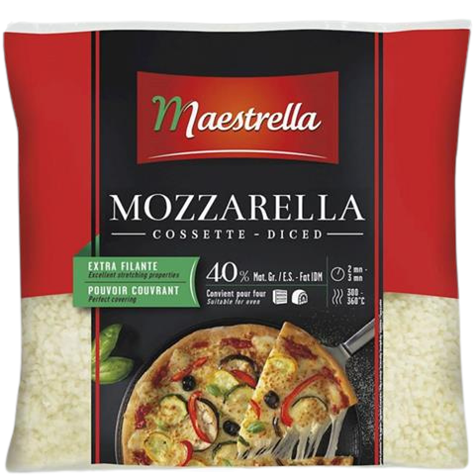 EURIAL Maestrella mozzarela kostka 2,5kg /4
