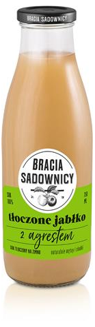 BRACIA SADOWNICY 250ml Sok tłocz. jabł/agrest /8