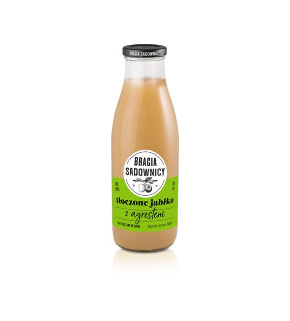 BRACIA SADOWNICY 250ml Sok tłocz. jabł/agrest /8