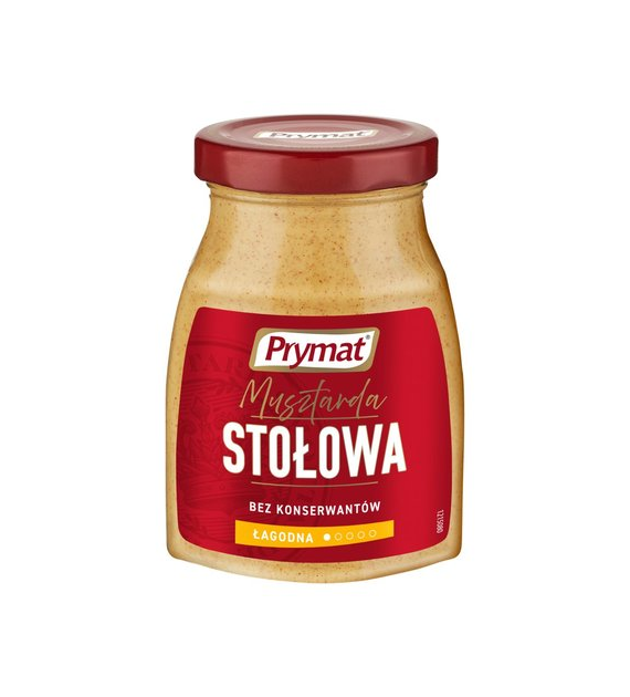 PRYMAT Musztarda stołowa 185g/9