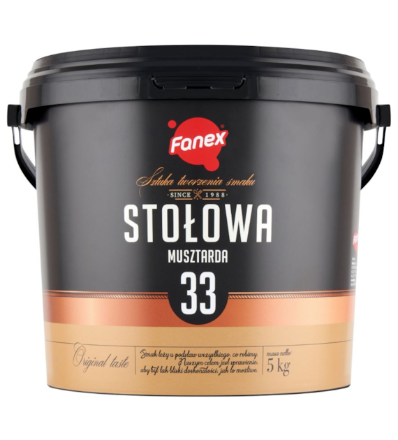 FANEX Musztarda stołowa 5kg