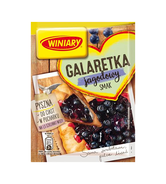 WINIARY Galaretka jagodowa 47g/25
